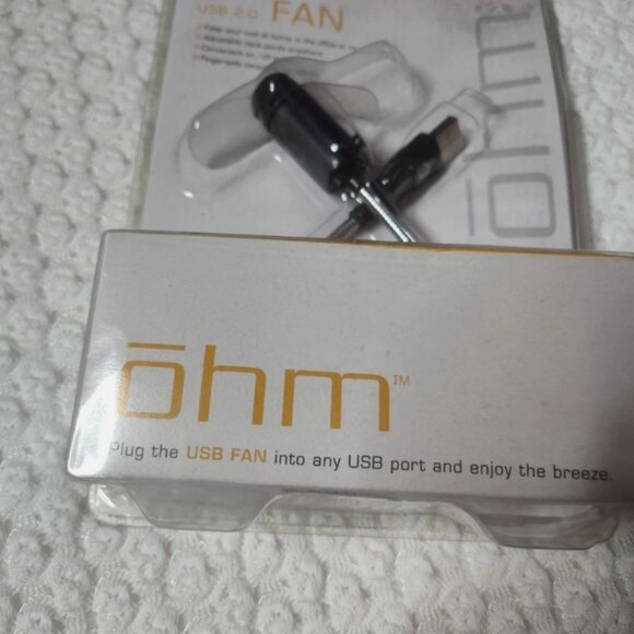 Ohm USB 2.0 Computer Fan Adjustable Neck Point ON/OFF Switch Finger Safe (KS) - Picture 3 of 5